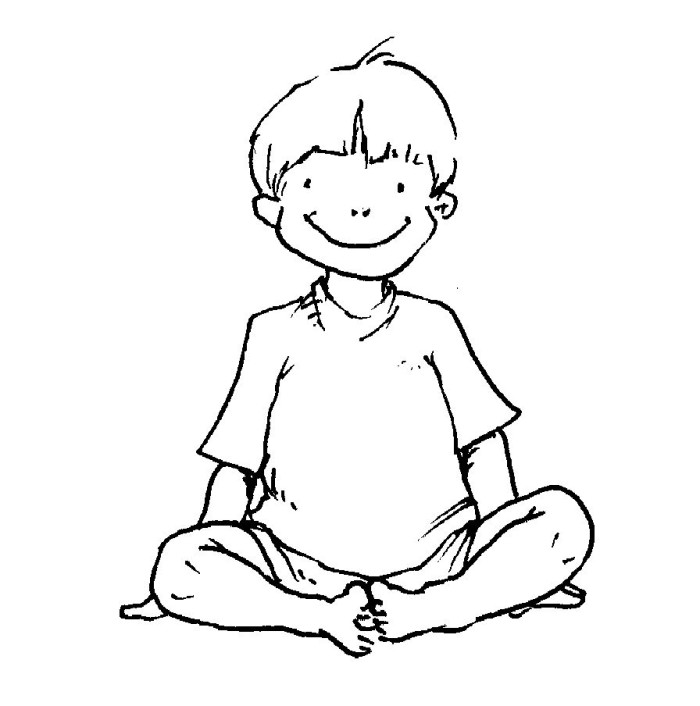 How To Draw Someone Sitting Criss Cross Applesauce